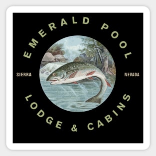 Emerald Pool Lodge by © Buck Tee Originals Sticker